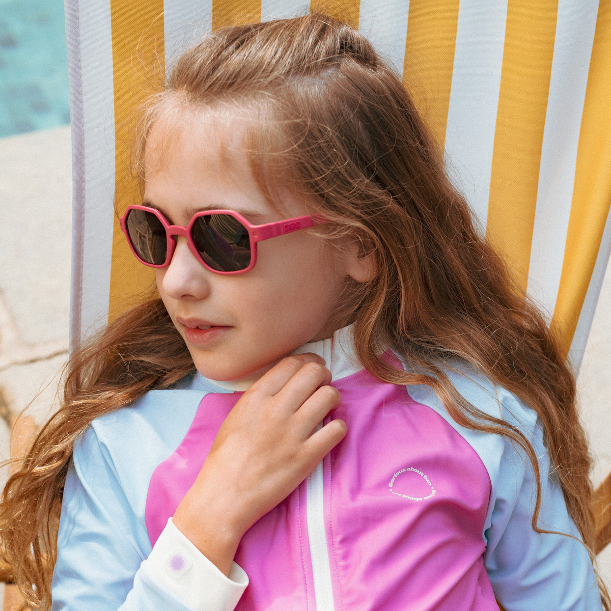 Lunettes de Soleil Enfant Eyzz - Framboise