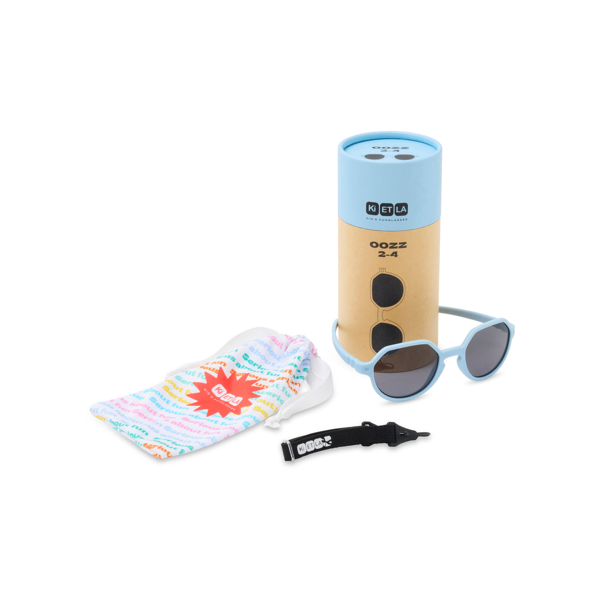 Lunettes de Soleil Enfant Oozz - Bleu Clair