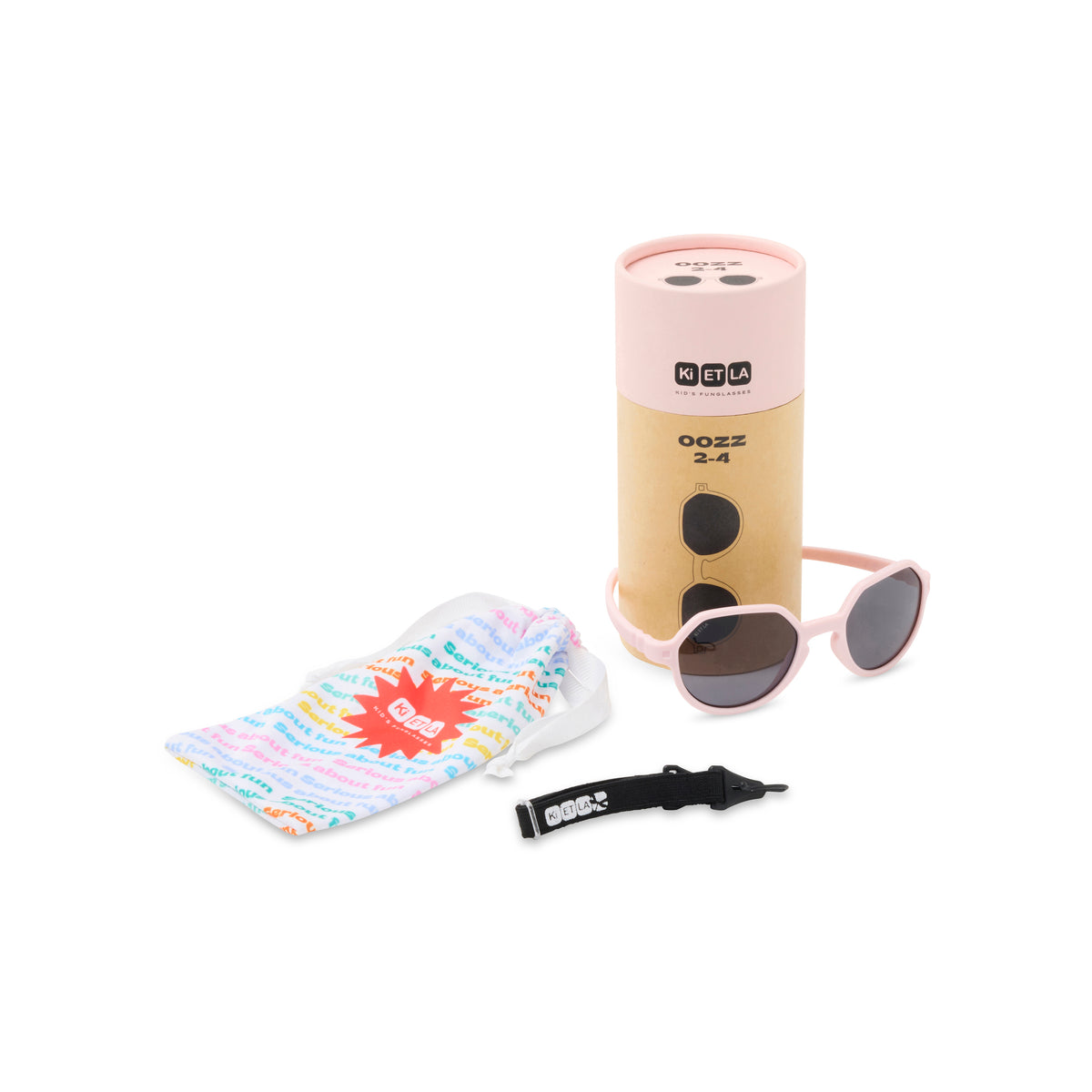 Lunettes de Soleil Enfant Oozz - Rose Pâle