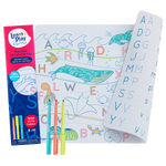 Coloriage effaçable et réutilisable - Lettres Abécédaire