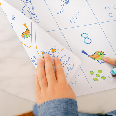 Coloriage effaçable et réutilisable - Les chiffres