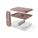 Lunch Box Pure Monbento x Pyrex - Rose Moka