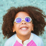 Lunettes de Soleil Enfant Fleur - Thé Vert
