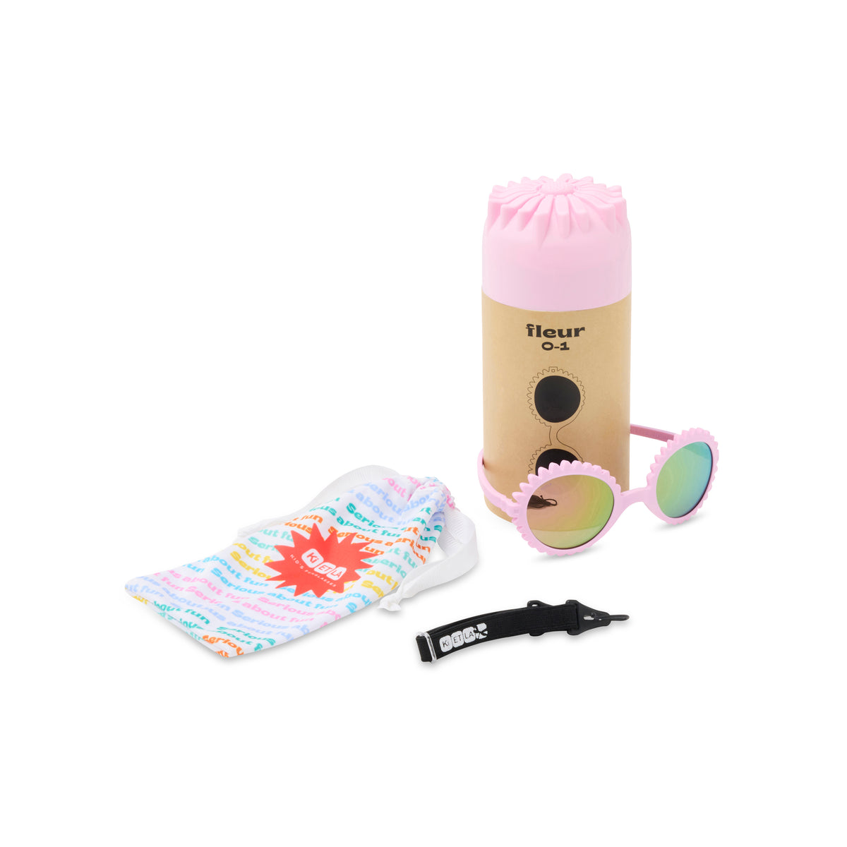 Lunettes de Soleil Enfant Fleur -Verveine
