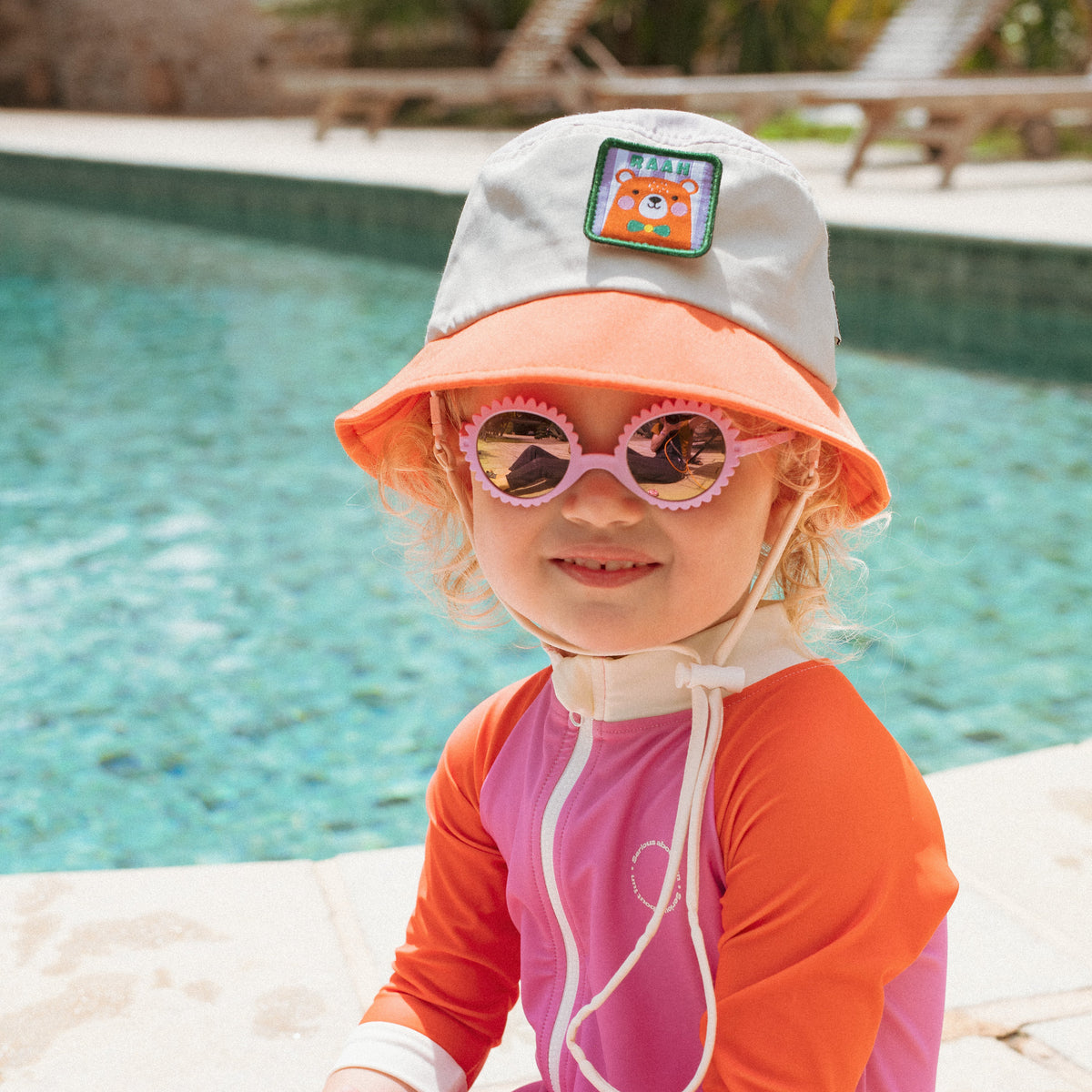 Lunettes de Soleil Enfant Fleur -Verveine