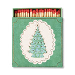 Boîte carrée d’allumettes Sapin de Noël (125 pièces)