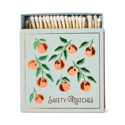 Boîte carrée d’allumettes Oranges (125 pièces)