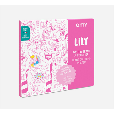 Poster à colorier - Lily