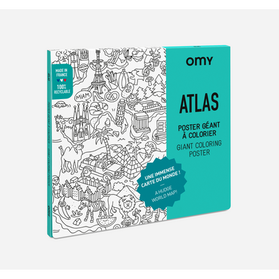 Poster à colorier - Atlas