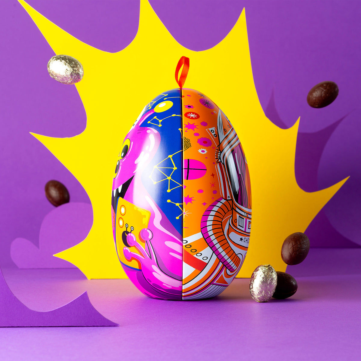 Œufs Praliné Gianduja Feuilleté – Édition Alien (250g)