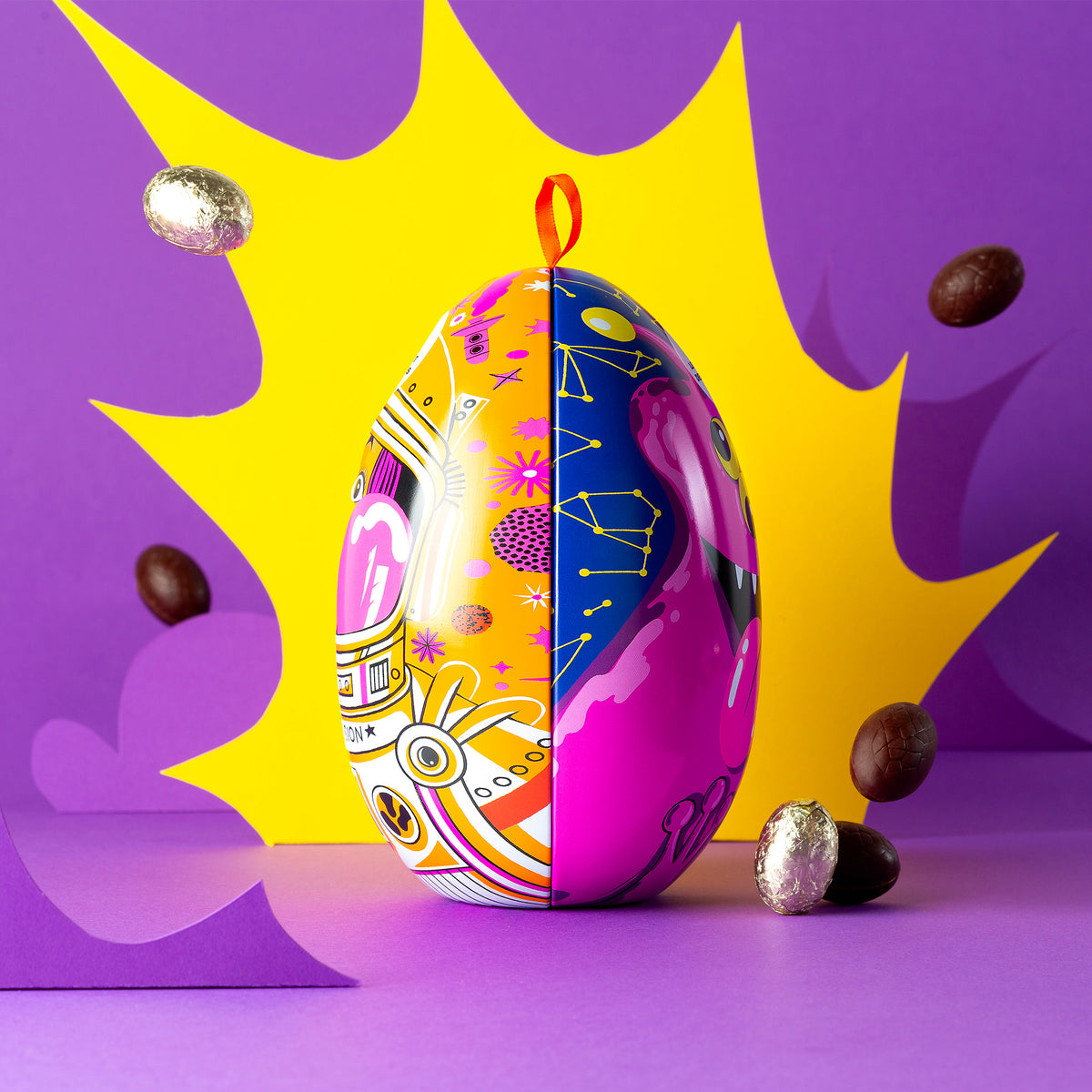 Œufs Praliné Gianduja Feuilleté – Édition Alien (250g)