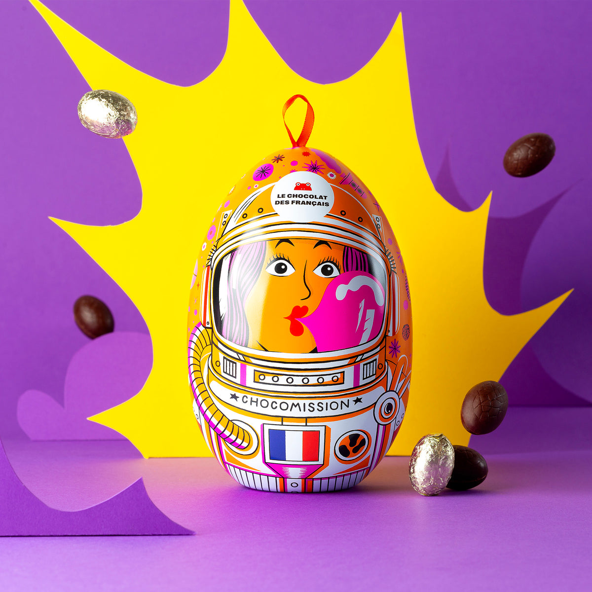 Œufs Praliné Gianduja Feuilleté – Édition Alien (250g)