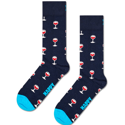 Chaussettes verre de vin