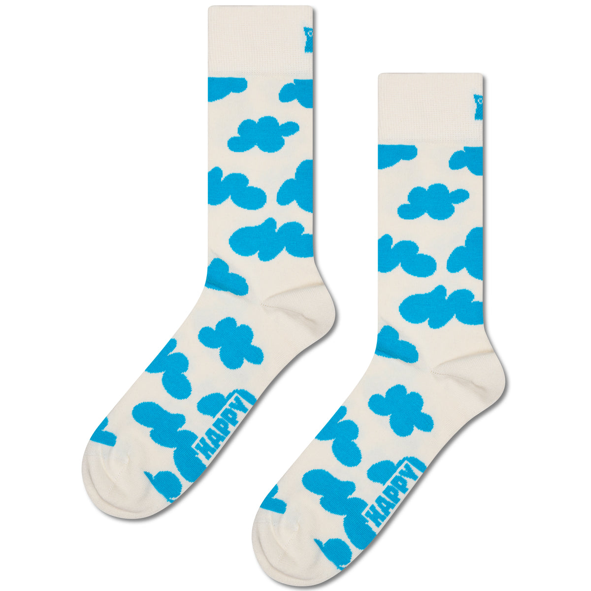 Chaussettes blanches - Nuages