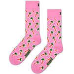 Chaussettes roses - Palmiers (36-40)