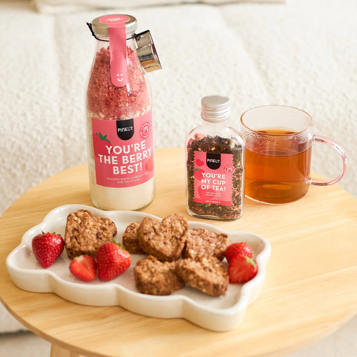 Mélange Gâteau - Cookies Fraises