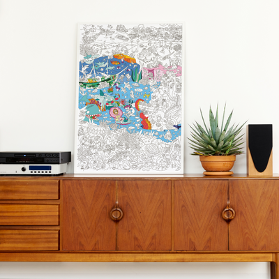 Poster à colorier - Ocean