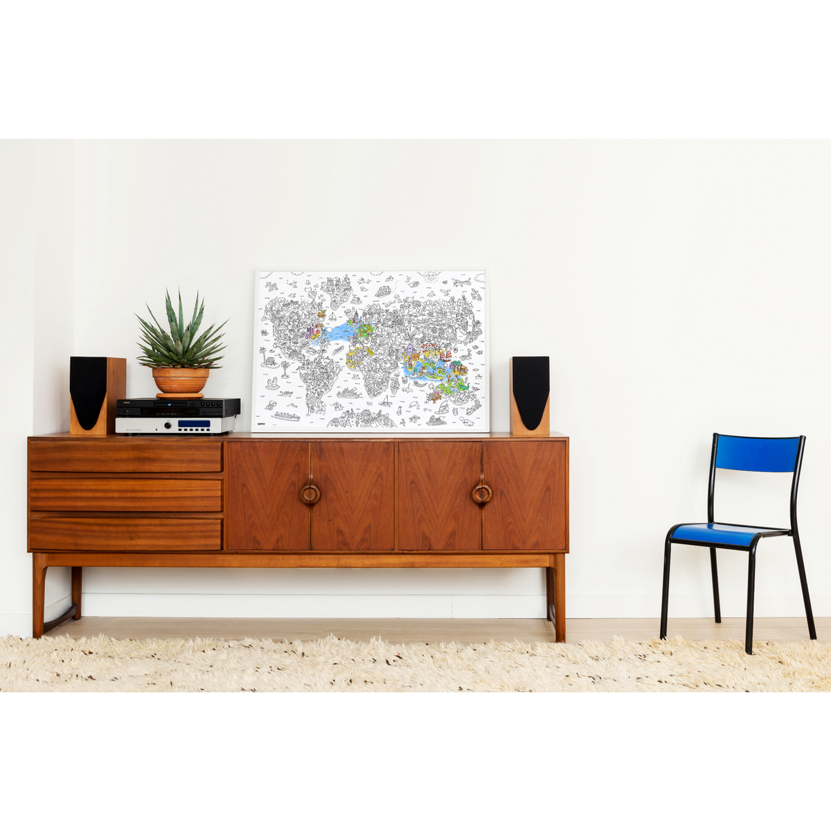 Poster à colorier - Atlas