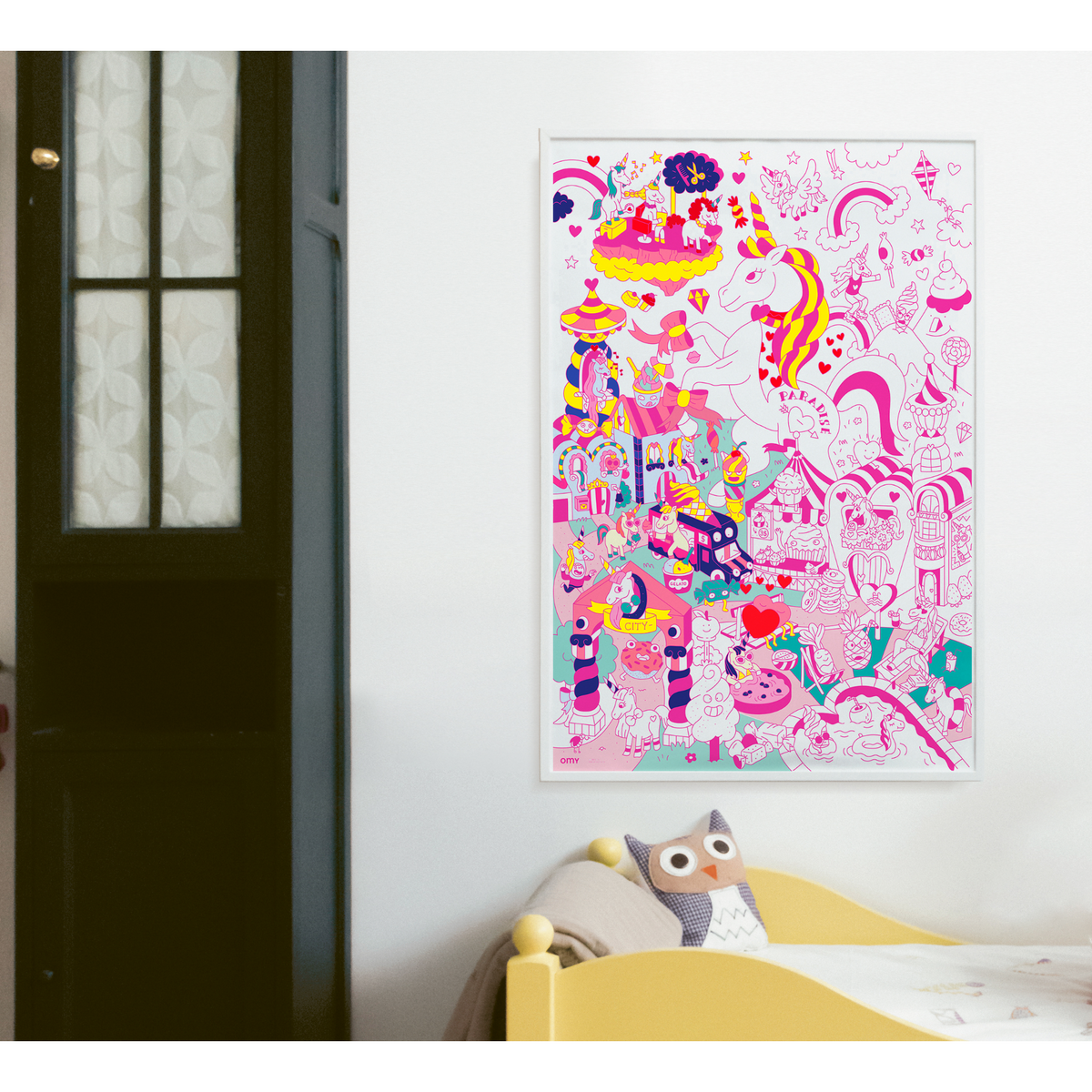 Poster à colorier - Lily