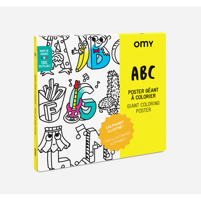 Poster à colorier - Abc