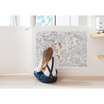 Poster à colorier - Poney Club