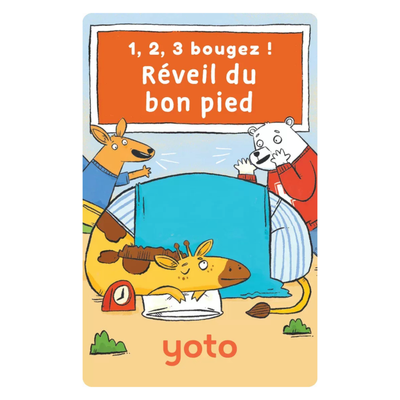 Pack 6 cartes - 1, 2, 3 Bougez !