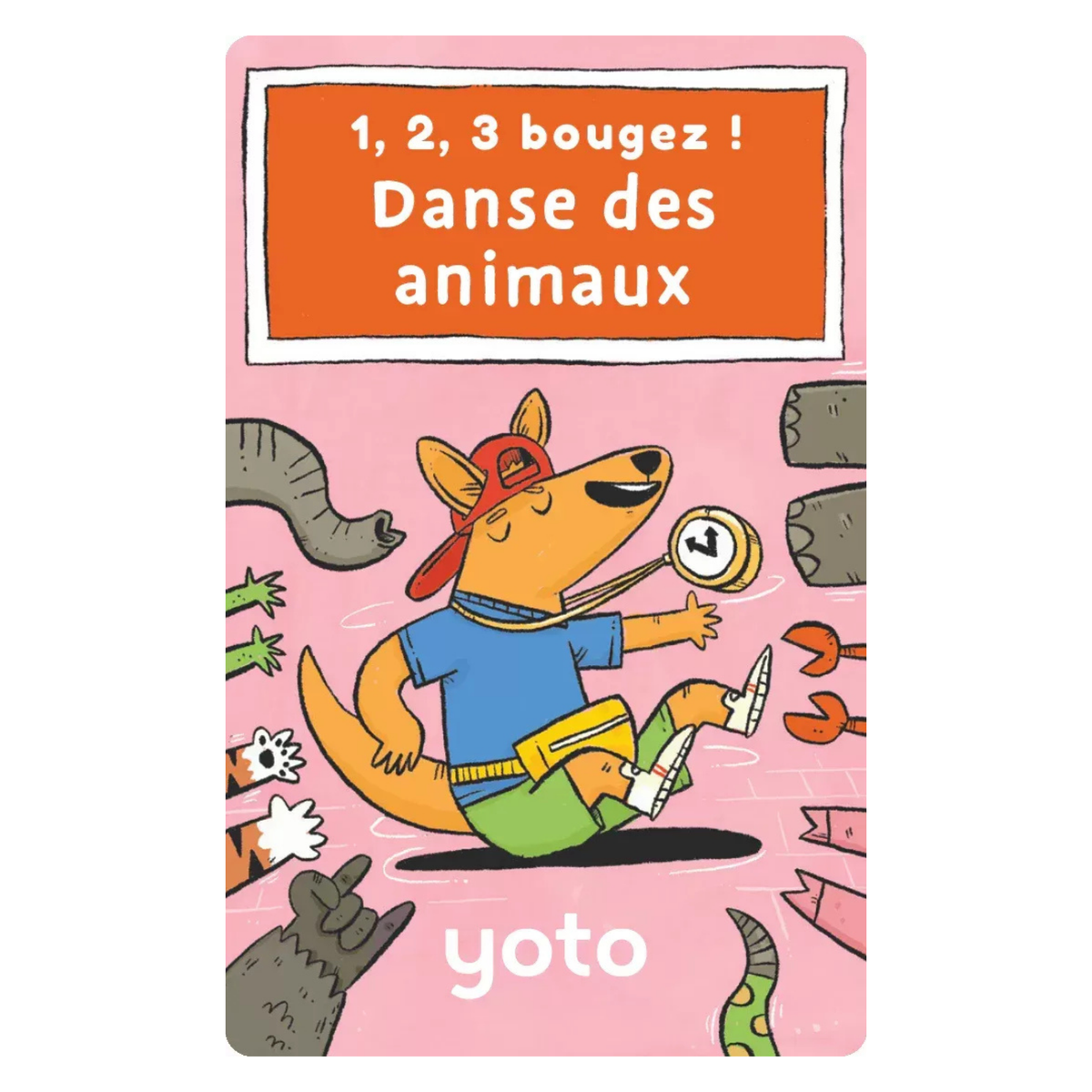 Pack 6 cartes - 1, 2, 3 Bougez !