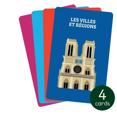 Pack 4 cartes - Découverte du monde