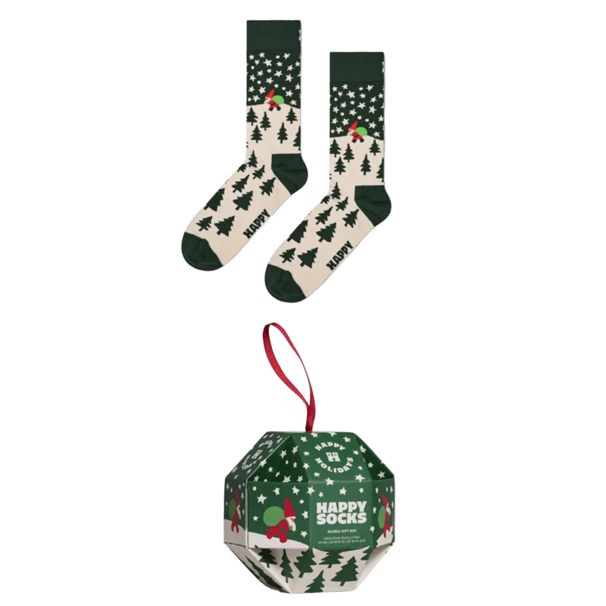 Boule de Noël - Père Noël en chemin