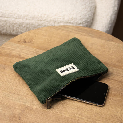 Pochette Lou - Velours Sapin