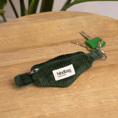 Porte-clés banane Côme - Velours Sapin