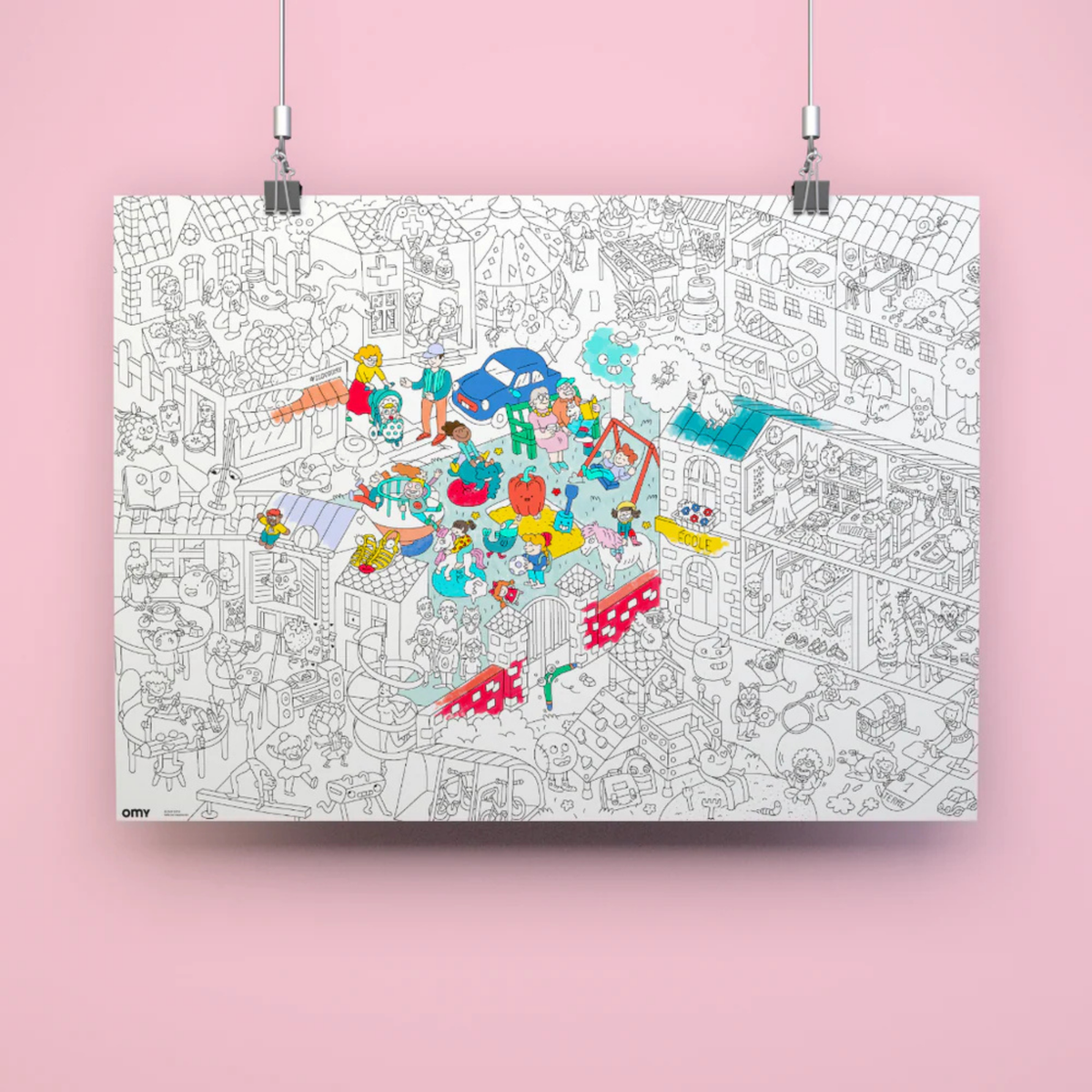 Poster à colorier - Kids Life
