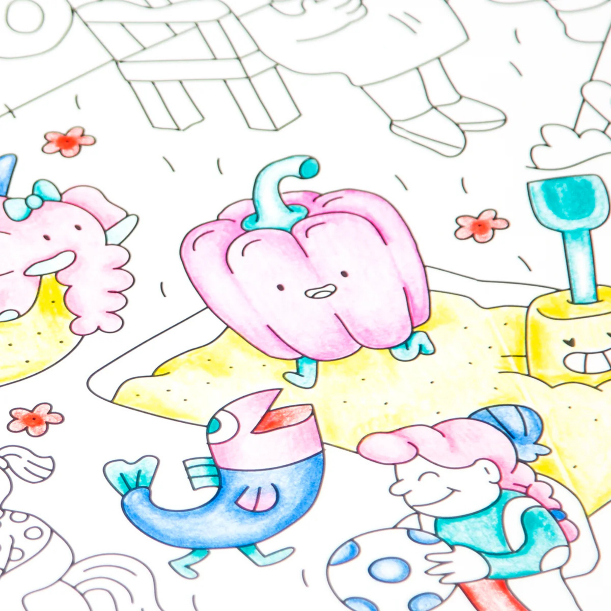 Poster à colorier - Kids Life