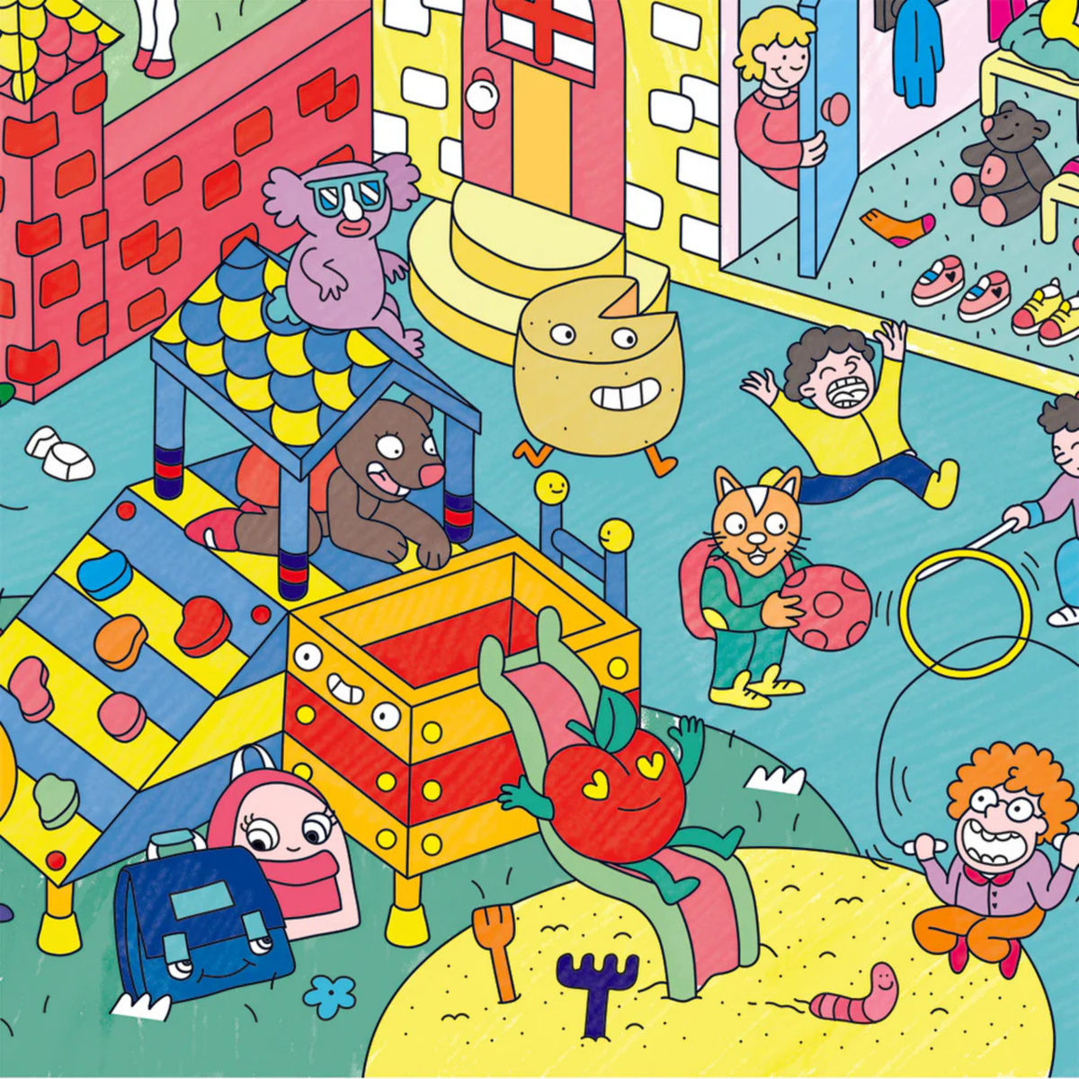 Poster à colorier - Kids Life