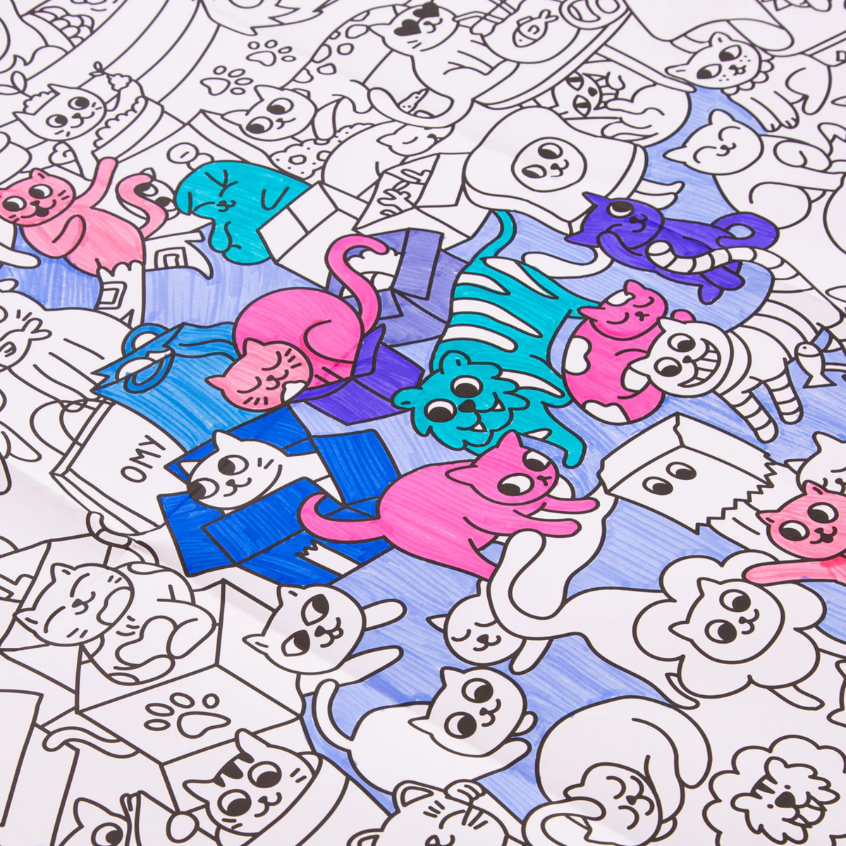 Poster à colorier - Kitty