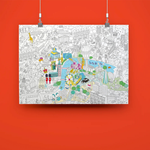 Poster à colorier - Londres