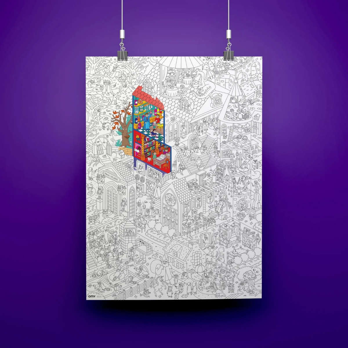 Poster à colorier - Magic College