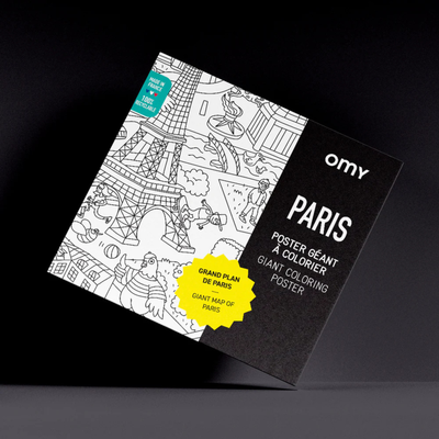Poster à colorier - Paris