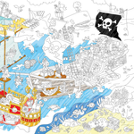 Poster à colorier - Pirates