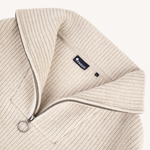 Pull camionneur laine Ardenne - Beige chiné
