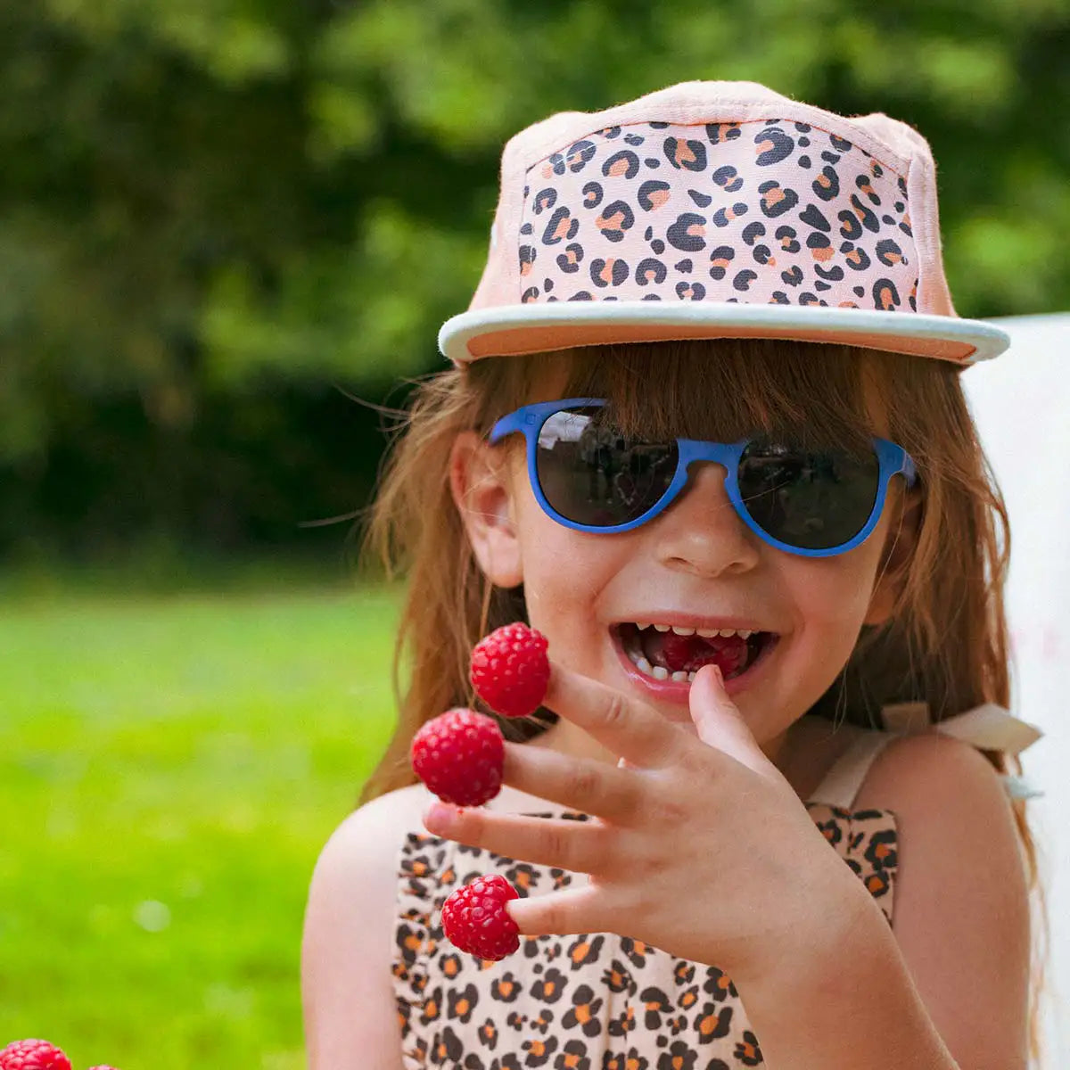 Lunettes de Soleil Enfant WAZZ – Bleu Intense