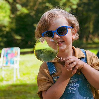 Lunettes de Soleil Enfant WAZZ – Bleu Intense