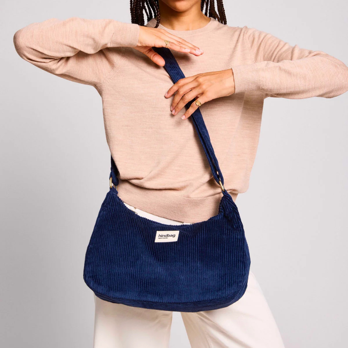 Sac Rosa - Velours Marine