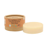 Soin cheveux solide à l'huile de prune - Pêche & Vanille