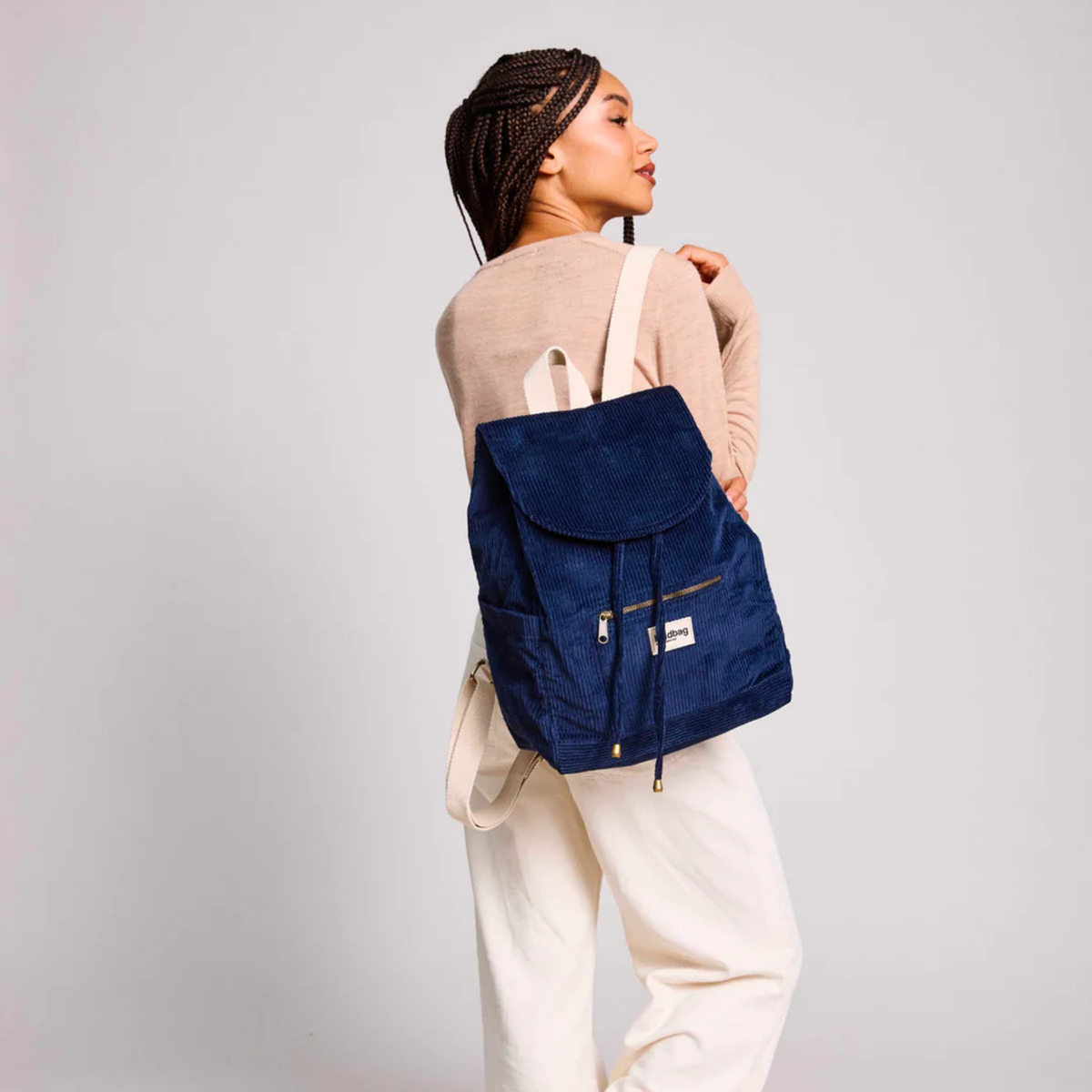 Sac à dos Eliot - Velours Marine