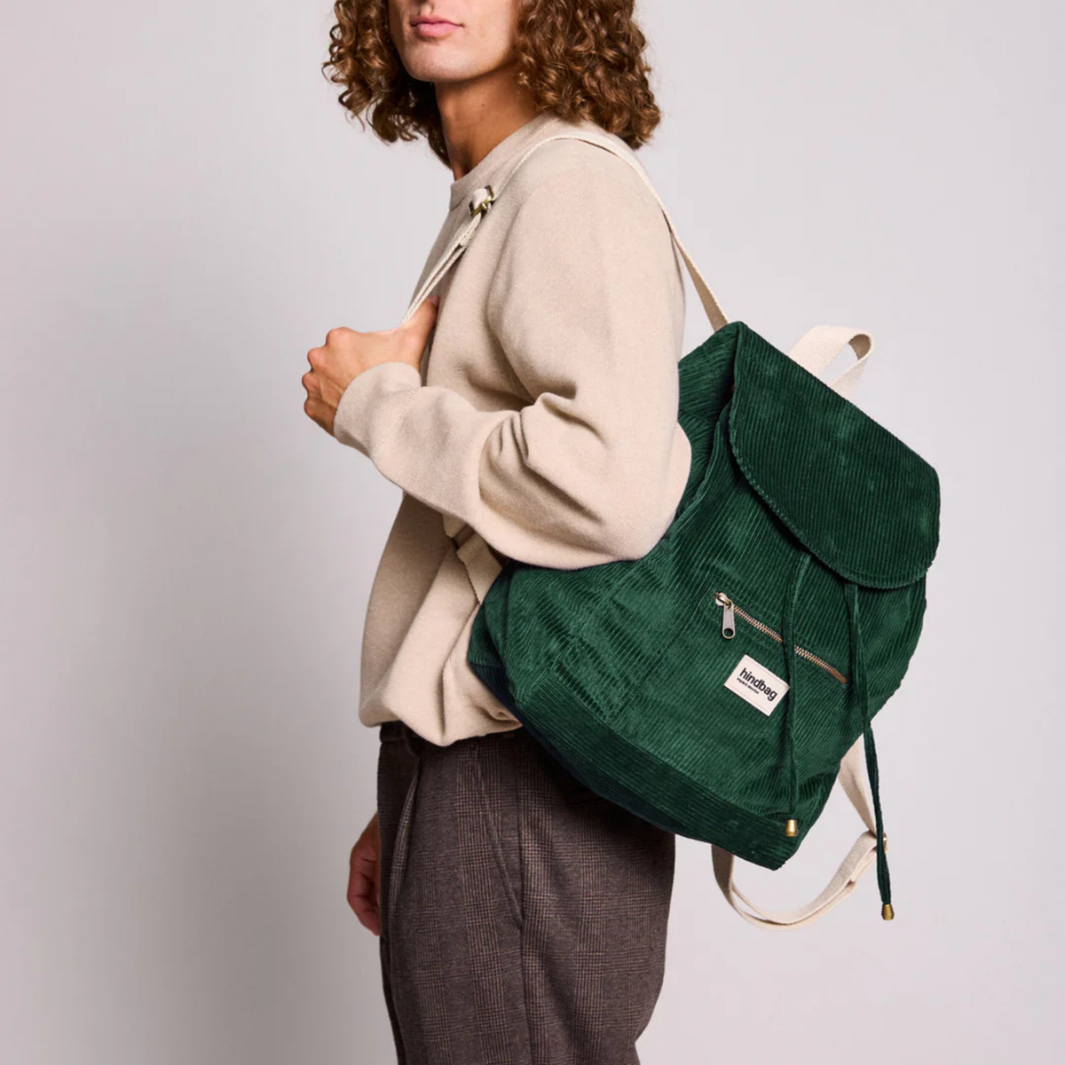 Sac à dos Eliot - Velours Sapin