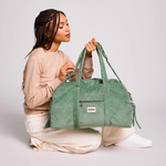 Sac à langer Basile - Velours Vert d'eau