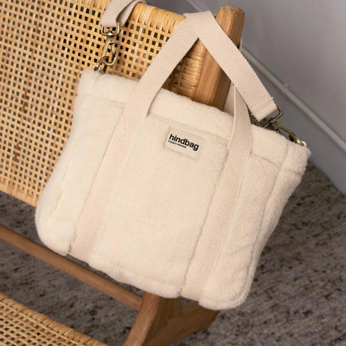 Sac à main Louise - Teddy Arctique