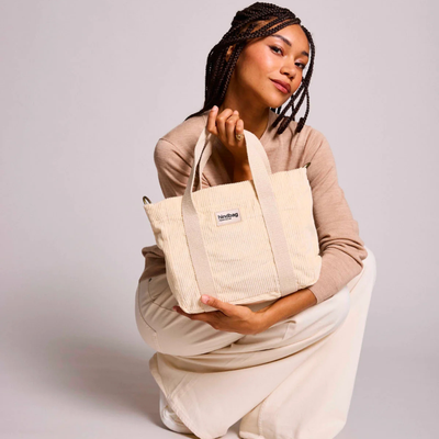 Sac à main Louise - Velours Crème