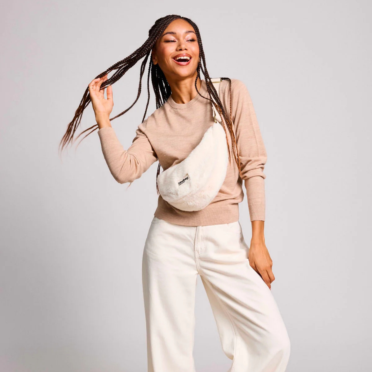 Sac banane Andrea - Teddy Arctique